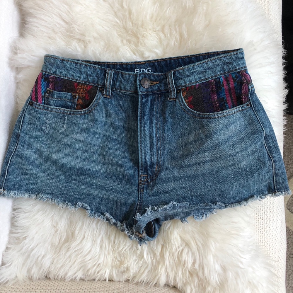 BDG high rise drew cheeky shorts